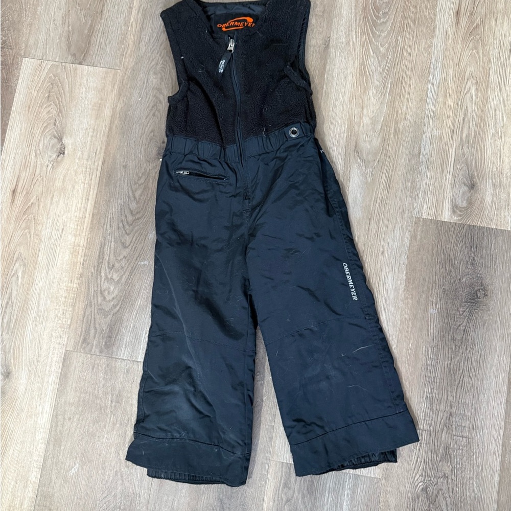 Obermeyer Black Fleece Snow Bib